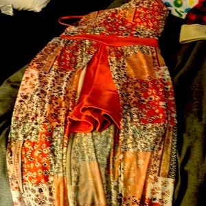 A pink dress and shorts combo